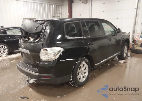 2012 Toyota Highlander Base V6 from USA, damaged, VIN 5TDBK3EH6CS100057